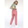 Cotton pants with elastic bands, size 42