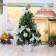 Christmas tree decor "New Year's delight" 30 cm, Poinsia Silver