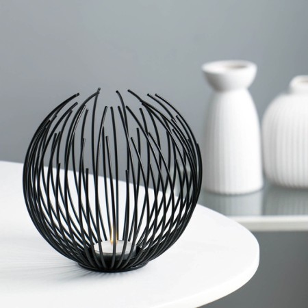 Metal desktop "Shar", 15.5 x 15 cm, black-3