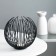 Metal desktop "Shar", 15.5 x 15 cm, black