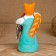 Souvenir "Fox with a rooster", 8 × 7 × 14 cm, Kargopol toy, mix
