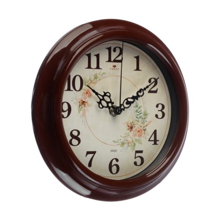 Watching clock, interior "roses", silent, d-21 cm-4