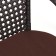 Garden of artificial rattan 130x70x80cm wenge