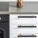 CAPPIO RSC003 REALILING PELLILING, M/O 128 mm, D = 12 mm, Black color with gold