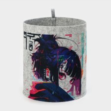 Anime organizer for storage, 24 × 24 × 22 cm, 8 l, gray