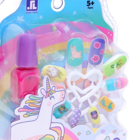 A set of cosmetics for the girl "Magic Unicorn", with false nails-2