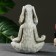 Piggy bank "Hare yog" 25x19x10cm, gray stone