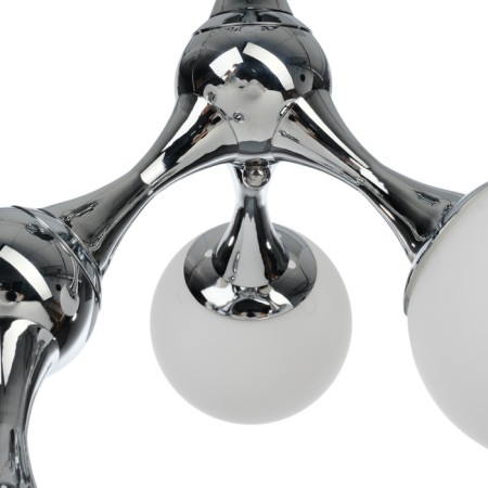 Chandelier "Molecule" 5he27 chrome 60x55x52 cm-4