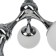 Chandelier "Molecule" 5he27 chrome 60x55x52 cm