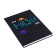 Notebook A5, 96 sheets in the cage "My year", solid cover, lamination of Soft Touch, stamping with colored foil, block 70 g/m2