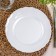 Dessert plate Louis XV, D = 19 cm, white color