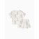 Kit for children (T-shirt and shorts) minku, white color, height 80-86 cm