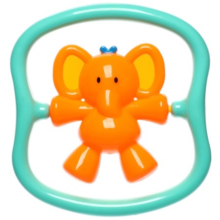 Rattle "elephant", size 14 cm, color mix-7