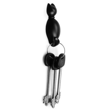 Furniture hook cappio cat, one -rod, black-1