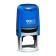 Equipment for round printing automatic Colop Printer R30, diameter 30 mm, with a lid, blue body