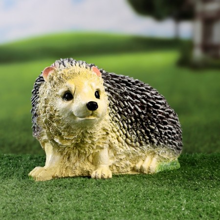 Garden figure "Hedgehog pressed" large 26x16x17cm