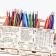 Stand for pencils and pens Robokub "Mathematics: Formulas"