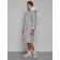 Coat insulated winter female, size 54, color light gray