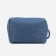 Cosmetic bag with a zipper, with a lining, blue color