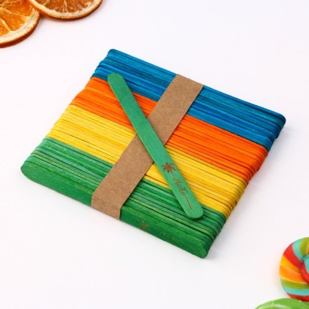 Ice cream sticks “Summer”, set 50 pcs, 11.4 x 1 cm-1