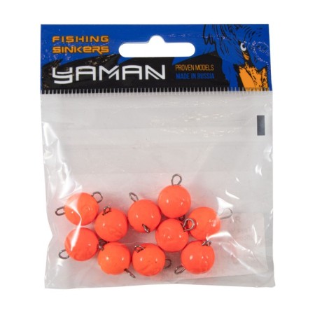 Cargo Cheburashka painted collapsible Yaman 10 pcs., 12 g, orange-4