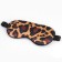 Silk mask for sleep "Leo", 20 x 9 cm, brown color