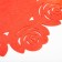 Napkin Decorative shade "Flowers" Color Pink, D 30 cm, 100% p/e, felt