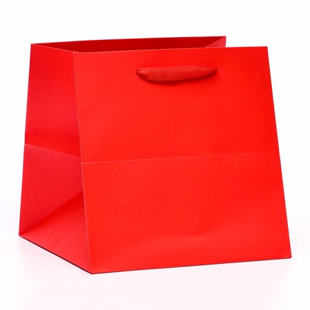 Package for a cake 20 x 20 x 20 cm, red, 1pc-1