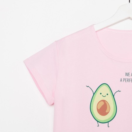 Pajamas female (T -shirt and trousers) KAFTAN AVOCADO p. 44-46, pink-7