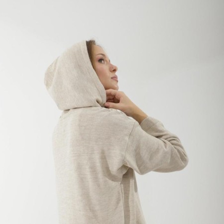 Knitted suit SL, with a hood, 42-44, beige-1