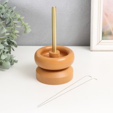 Spinner for stringing beads wood d = 9.5 cm
