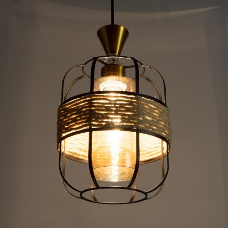 Lamp Bayerlux 2106/1bk E27 40W Black 15x15x100 cm-2