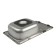 Kitchen car wash Accoona AB4266, mortise, thickness 0.6 mm, 660x420x165 mm, glossy