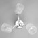 Ceiling chandelier "Amis" E27 3x40W chrome 47x47x22cm
