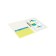 Folder with A4 clamp, 700 μm, 27 mm spine, calligrata duble neon, inner pocket, up to 180 sheets, yellow neon