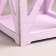 Kashpo wooden 14 × 14 × 26 cm "Lantern High-tech Provence", lilac