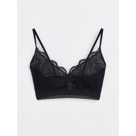 Bustier Female Conte Elegant Black Secret, XS size, Black color-3