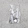Holder for toilet paper with a shelf, 7.5 × 18 × 10 cm, stainless steel