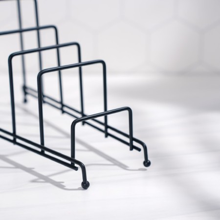Cover stand for 5 objects of the share, 28.5 × 12.5 × 16.5 cm, black color-7