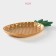 Fruit dish "Golden Pineapple", 30 × 19 × 2.5 cm, gold color