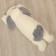 Soft toy "Dog", 80 cm, white-gray color
