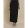 Female skirt, size XS, black color