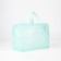 Lightning cosmetic bag, green color