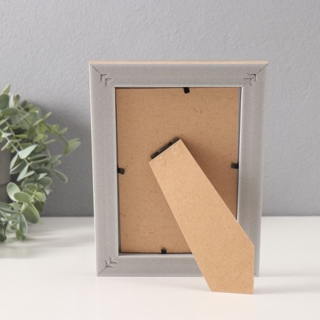 Photo frame plastic 10x15 cm "Crassic. Wood" beige 14x19.2 cm-3