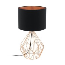 Pedregal 1, 1x60W E27 table lamp, Copper color