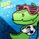 Baby plush backpack for the boy "Cool dinosaurus", 23 × 23 × 7 cm