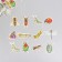 Stickers for creativity "insects" embossing gold set 48 pcs 9x7x0.8 cm