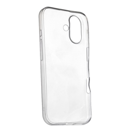 Luazon case for iPhone 16, silicone, transparent