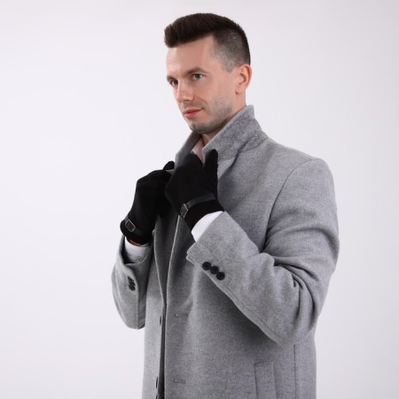 Gloves male, dimensionless, with insulation, black color-3