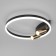 Smart ceiling lamp Luminari, SMD, LED tape, COB, 50x50x11 cm